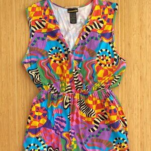 Nooworks Surplice front jumpsuit sz 3XL